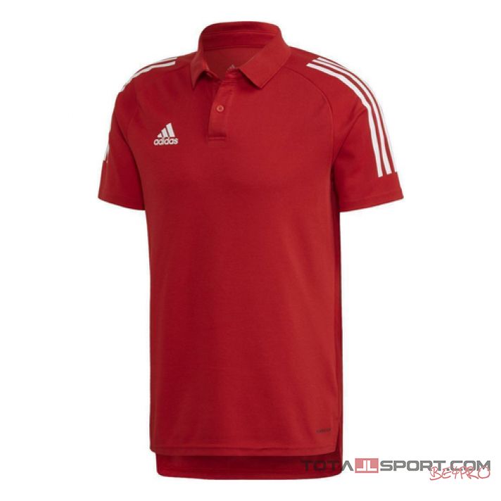 adidas Condivo 20 galléros póló (piros)