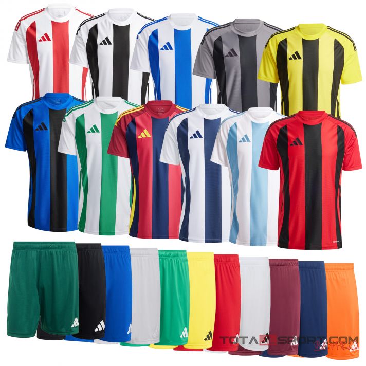 adidas Striped 24 Jsy mez+sort szett gyerek