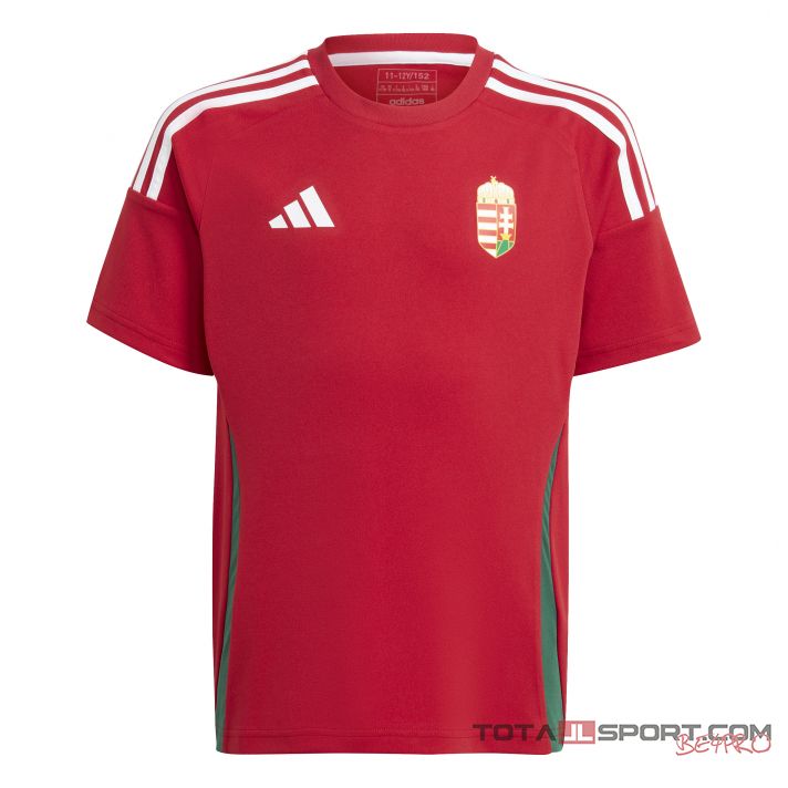 Adidas HFF hivatalos válogatott szurkolói mez (piros, gyermek méret) 2024