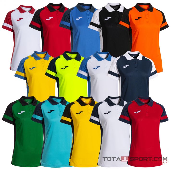 Joma Lider galléros póló női