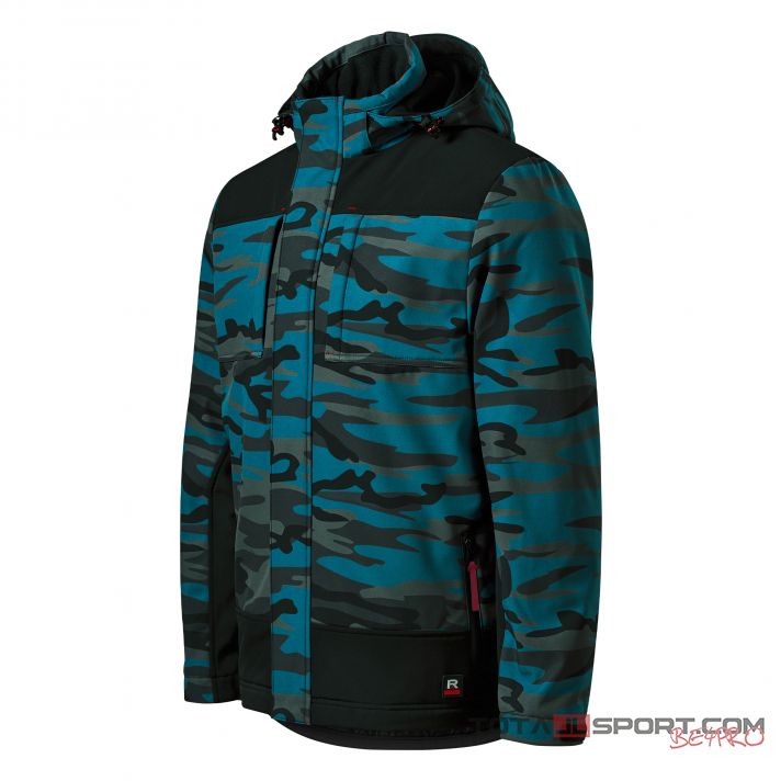 Vertex Camo softshell téli kabát férfi