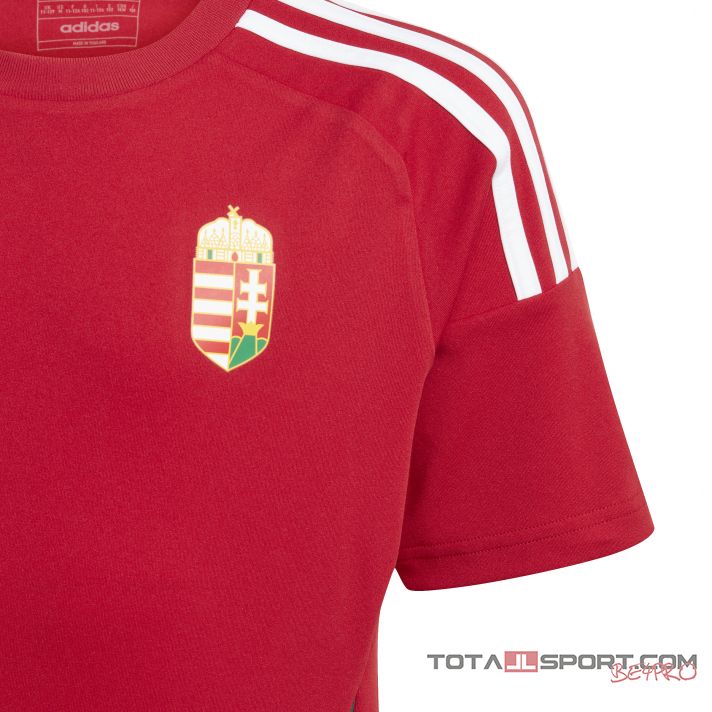 Adidas HFF hivatalos válogatott szurkolói mez (piros, gyermek méret) 2024