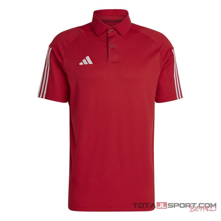 adidas Tiro 23 galléros póló (piros)