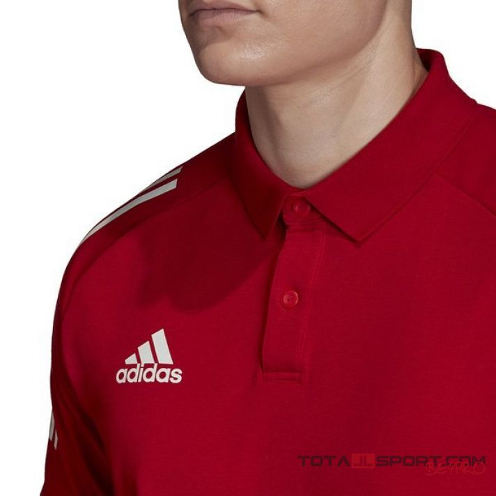 adidas Condivo 20 galléros póló (piros)