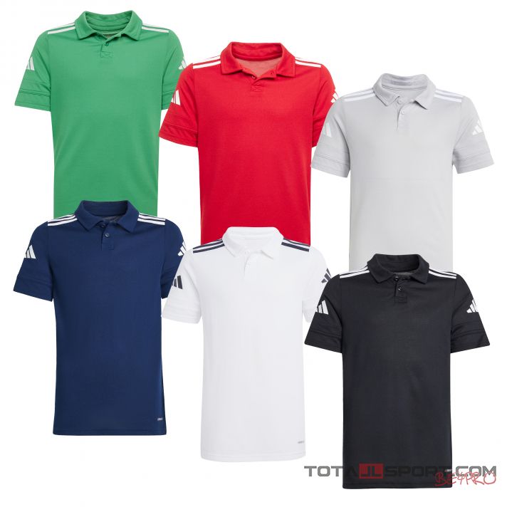 adidas Squadra 25 galléros póló gyerek