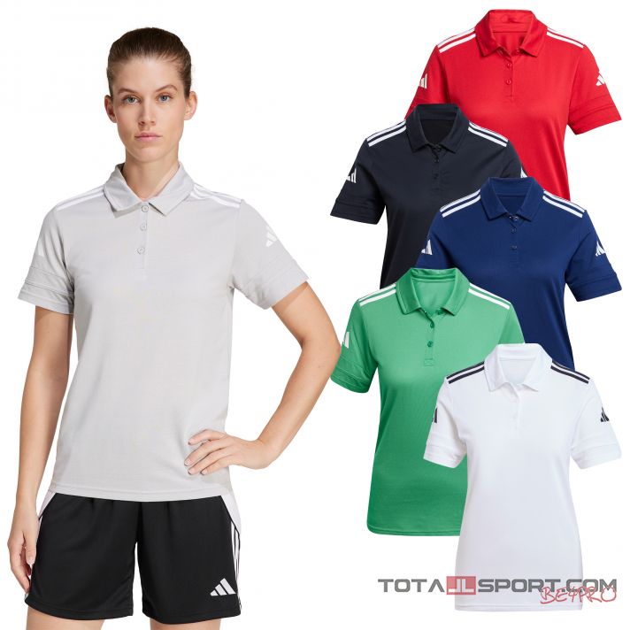 adidas Squadra 25 galléros póló női